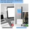 TAKCC Monitor Memo Board Multifunction Computer Transparent Side Panel Creative Desktop Easy to Use Suitable for Home Office Left and Right 2pcs