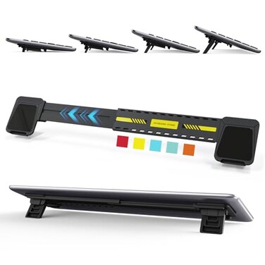 HONKID Computer Keyboard Stand for DesktopAdjustable Keyboard Riser for Apple Magic Keyboard and FlatBack Keyboards Only Ergonomic Office Desk Accessories