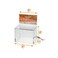 SOURCE ONE Source One Small 5Inch Wide Deluxe Oblong Donation Box with Ad Frame Free Lock Clear