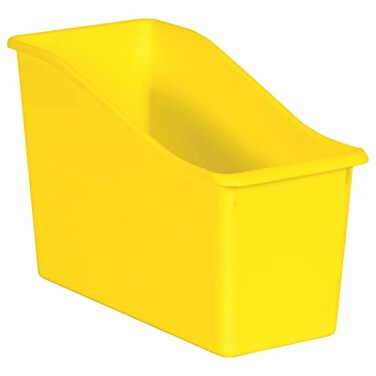 Teacher Created Resources Yellow Plastic Book Bin