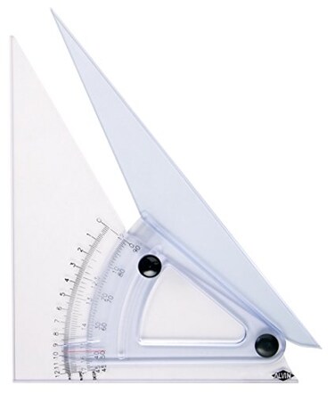 ALVIN Alvin 12Inch Computing TrigScale Adjustable Triangle LX712K