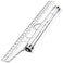 Frienda Rolling Ruler Plastic Parallel Rolling Ruler Multifunctional Drawing Design for Measuring Drafting Office 12 Inch