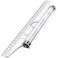 Frienda Rolling Ruler Plastic Parallel Rolling Ruler Multifunctional Drawing Design for Measuring Drafting Office 12 Inch