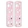 HARFINGTON 2pcs Unbreakable Flexible Rulers 20cm8 Double Scale Shatterproof Folding Plastic Ruler for Classrooms Home Office Light Pink