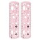 HARFINGTON 2pcs Unbreakable Flexible Rulers 20cm8 Double Scale Shatterproof Folding Plastic Ruler for Classrooms Home Office Light Pink