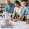 Pangda 2 Pcs 12 Inch 30 cm TSquare Ruler Plastic Transparent TRuler for Drafting and General Layout Work