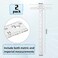 Pangda 2 Pcs 12 Inch 30 cm TSquare Ruler Plastic Transparent TRuler for Drafting and General Layout Work