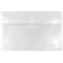 JAM Paper JAM PAPER Plastic Envelopes with Button String Tie Closure Large Booklet 12 x 18 Clear 12Pack