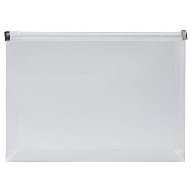 JAM Paper JAM PAPER Plastic Envelopes with Zip Closure Small 4 12 x 6 12 Clear 12Pack