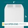 EnDoc 6x9 Catalog Envelopes 500 Pack Open End Mailing Envelopes Bulk for Catalogs Presentations Newsletters Plain Envelopes 6x9 with Gummed Seal Bright White 28lb Heavyweight Paper