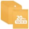 SUNEE Envelops 10x13 Brown Kraft Envelopes with Clasp Closure 28lb Paper Mailing Envelopes 20 Count Great for Filing Storing or Mailing Documents