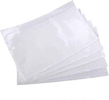 FungLam 6 x 9 Clear Adhesive Top Loading Packing List Pouches Shipping Label Envelopes 200 Pack