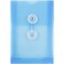 JAM Paper JAM PAPER Plastic Envelopes with Button String Tie Closure 4 14 x 6 14 Blue 12Pack