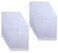 EGOSKY Letter Size Clear Poly Envelopes with String Closure 20 Pack Plastic Envelope Folders with Top Opening