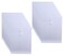 EGOSKY Letter Size Clear Poly Envelopes with String Closure 20 Pack Plastic Envelope Folders with Top Opening