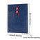 enyuwlcm Enyuwlcm PU Leather A4 File Folder Document Holder Filing Envelope Project File Jacket with String Tie Closure 34 Inch Expansion Blue