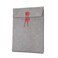 enyuwlcm Enyuwlcm PU Leather A4 File Folder Document Holder Filing Envelope Project File Portfolio with String Tie Closure 34 Inch Expansion Gray