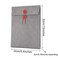 enyuwlcm Enyuwlcm PU Leather A4 File Folder Document Holder Filing Envelope Project File Portfolio with String Tie Closure 34 Inch Expansion Gray