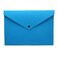 ERCENTURY Felt File Folder Durable Briefcase Document Bag Paper File Folders Portfolio Case Letter Envelope Handbag Button Closure for Office Home School Stationery Blue