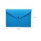 ERCENTURY Felt File Folder Durable Briefcase Document Bag Paper File Folders Portfolio Case Letter Envelope Handbag Button Closure for Office Home School Stationery Blue