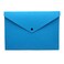ERCENTURY Felt File Folder Durable Briefcase Document Bag Paper File Folders Portfolio Case Letter Envelope Handbag Button Closure for Office Home School Stationery Blue