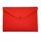 ERCENTURY Felt File Folder Durable Briefcase Document Bag Paper File Folders Portfolio Case Letter Envelope Handbag Button Closure for Office Home School Stationery Red