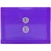 JAM Paper JAM PAPER Plastic Envelopes with Button String Tie Closure Index Size 5 12 x 7 12 Purple 12Pack