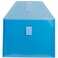 JAM Paper JAM PAPER Plastic Envelopes with Hook Loop Closure Index 5 12 x 7 12 Blue 12Pack