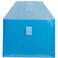 JAM Paper JAM PAPER Plastic Envelopes with Hook Loop Closure Index 5 12 x 7 12 Blue 12Pack
