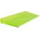 JAM Paper JAM PAPER Plastic Envelopes with Zip Closure 10 Booklet Wallet 4 18 x 9 12 Lime Green 12Pack