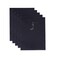 VANRA Kraft Paper A4C4 File Folders Filing Envelope Folder Pack of 5 Filing Envelope Folder Jacket Document Letter Organizer with String Closure for SchoolOffice Black