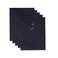 VANRA Kraft Paper A4C4 File Folders Filing Envelope Folder Pack of 5 Filing Envelope Folder Jacket Document Letter Organizer with String Closure for SchoolOffice Black