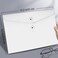 VANRA Kraft String Envelope File Folder Project Pockets File Jacket Document Organizer FlatNo Expansion A4 Letter Size White Pack of 5