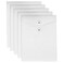 VANRA Kraft String File Folder Filing Envelope Project File Jacket Document Letter Organiser FlatNo Expansion A4 Letter Size White Pack of 5