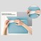 VANRA Poly File Folders Letter Size File Jackets Organizer Plastic Envelope A4 Flat Document Holder with Snap Button Closure Pastel Blue Pack of 5