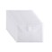 YESSART 5x7 Small Plastic Envelopes Receipt Check Storage File Holder Case 10 Pack Hook Loop Closure clear10 Pack