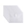 YESSART 5x7 Small Plastic Envelopes Receipt Check Storage File Holder Case 10 Pack Hook Loop Closure clear10 Pack