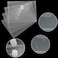 YoeeJob 20 Packs Plastic Envelopes with Hook Loop Closure Clear Poly Envelope Folders 5x7 Coupon Bill Receipts Oganizer
