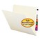 SMEAD Smead End Tab File Folder ShelfMaster Reinforced StraightCut Tab Letter Size Manila 100 per Box 24109