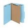 SMEAD Smead 100 Recycled Pressboard Classification File Folder 1 Divider 2 Expansion Letter Size Blue 10 per Box