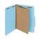 SMEAD Smead 100 Recycled Pressboard Classification File Folder 1 Divider 2 Expansion Letter Size Blue 10 per Box