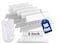 1InTheOffice Plastic Clear Tabs and Inserts 2 x 58 100Pack 2