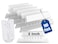 1InTheOffice Plastic Clear Tabs and Inserts 2 x 58 100Pack 2