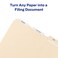 Avery Filing Ultra Tabs 3 x 15 2Side Writable White 24 Repositionable File Tabs 74776