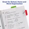 Avery Multiuse Ultra Tabs 2 x 15 2Side Writable RedBlueGreen 48 Repositionable Tabs 74757