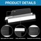 Gersoniel 25 Pieces 2 Inch Insertable SelfAdhesive Tabs with Printable Inserts with File Folder Labels Sticky Plastic Index Clear Divider Stick on File Self Adhesive for Books Page