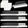Gersoniel 25 Pieces 2 Inch Insertable SelfAdhesive Tabs with Printable Inserts with File Folder Labels Sticky Plastic Index Clear Divider Stick on File Self Adhesive for Books Page