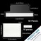 Gueevin 50 Pieces 15 Inch Insertable Self Adhesive Index Tabs with Paper Printable Inserts Clear Plastic Sticky File Folder Labels Hanging File Tabs for Notebooks Book Page Folders