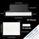 Gueevin 50 Pieces 15 Inch Insertable Self Adhesive Index Tabs with Paper Printable Inserts Clear Plastic Sticky File Folder Labels Hanging File Tabs for Notebooks Book Page Folders