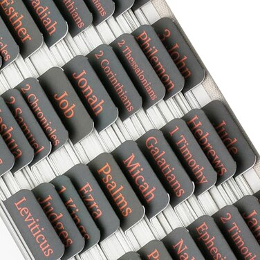 Mr. Pen Mr Pen Laminated Bible Tabs 75 pcs EasytoRead Apply Tear Resistant Index Tabs for Women and Men Bible Study Journaling Prayer Scripture Navigation